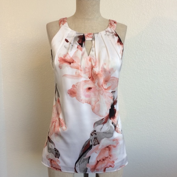 White House Black Market Tops - Orchid Keyhole Blouse White House Black Market